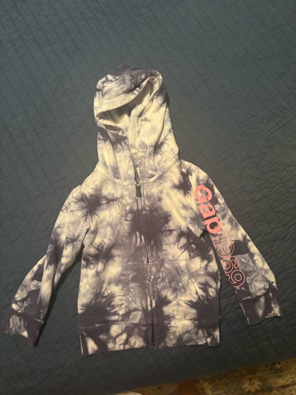 Gap Tie-Dye Hooded Zip Jacket 2t